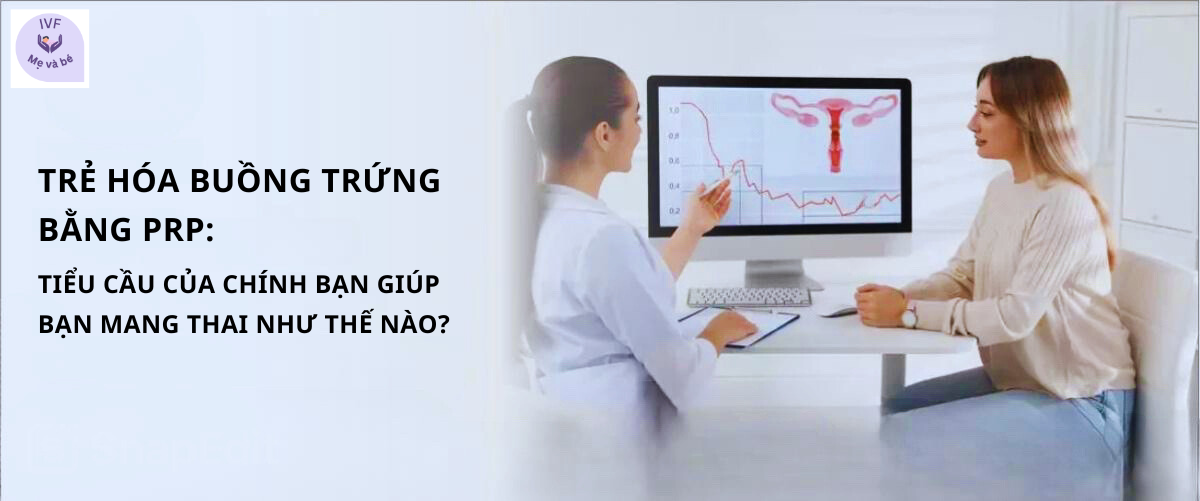 Trẻ hóa buồng trứng bằng PRP: Tiểu cầu của chính bạn giúp bạn mang thai như thế nào?